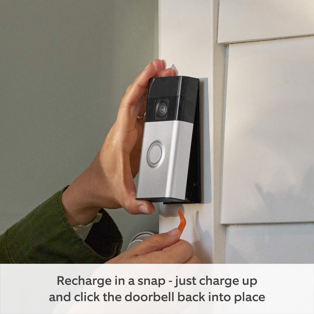 Ring Video Doorbell - Rechargeable Battery (2024 release)