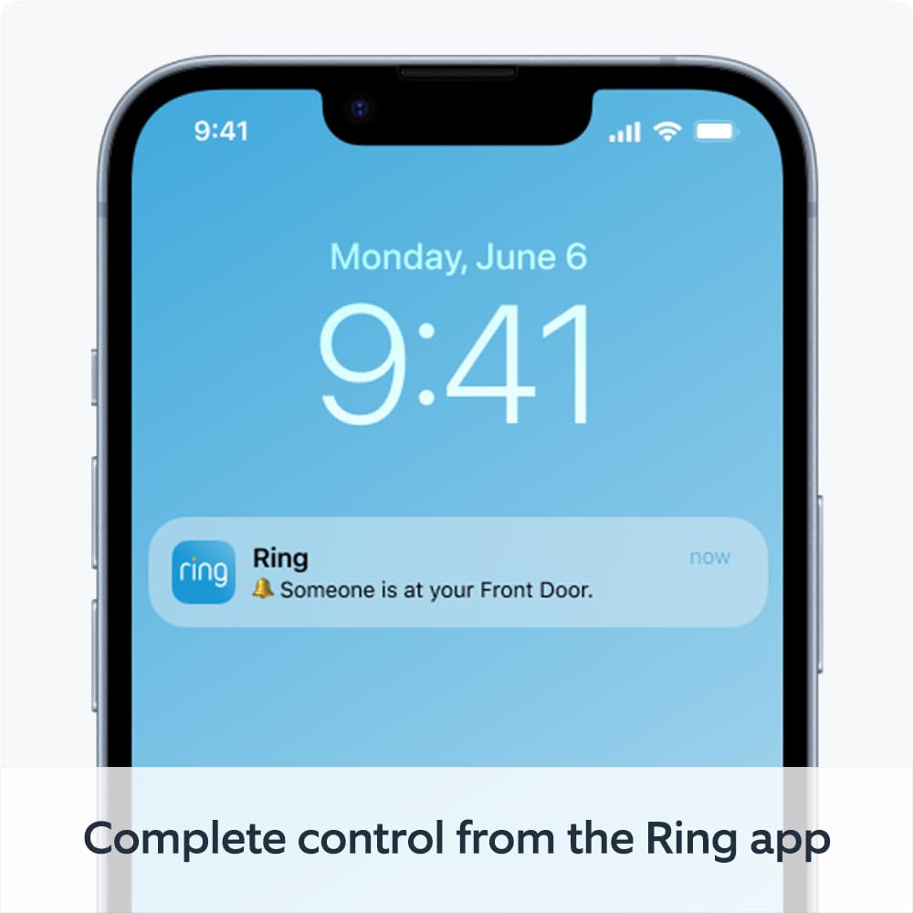 Ring Video Doorbell - Rechargeable Battery (2024 release)