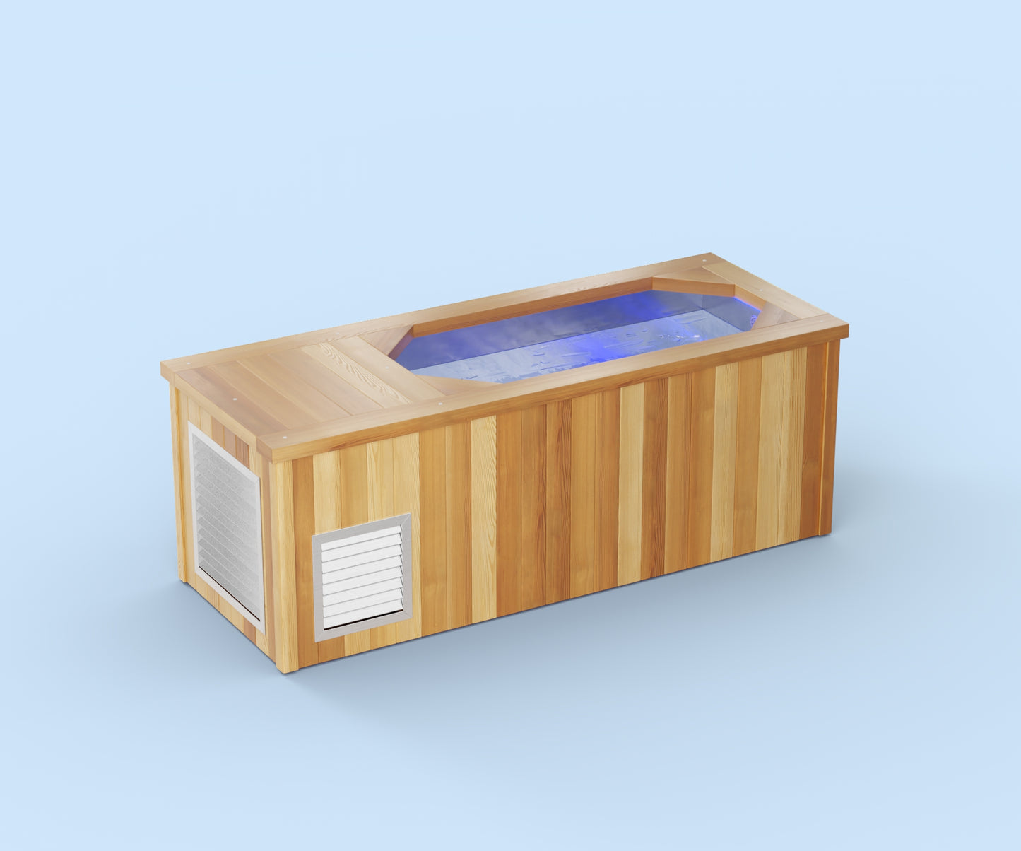 Ice Bath - Brass Monkey - Residential - Herringbone Natural Cedar