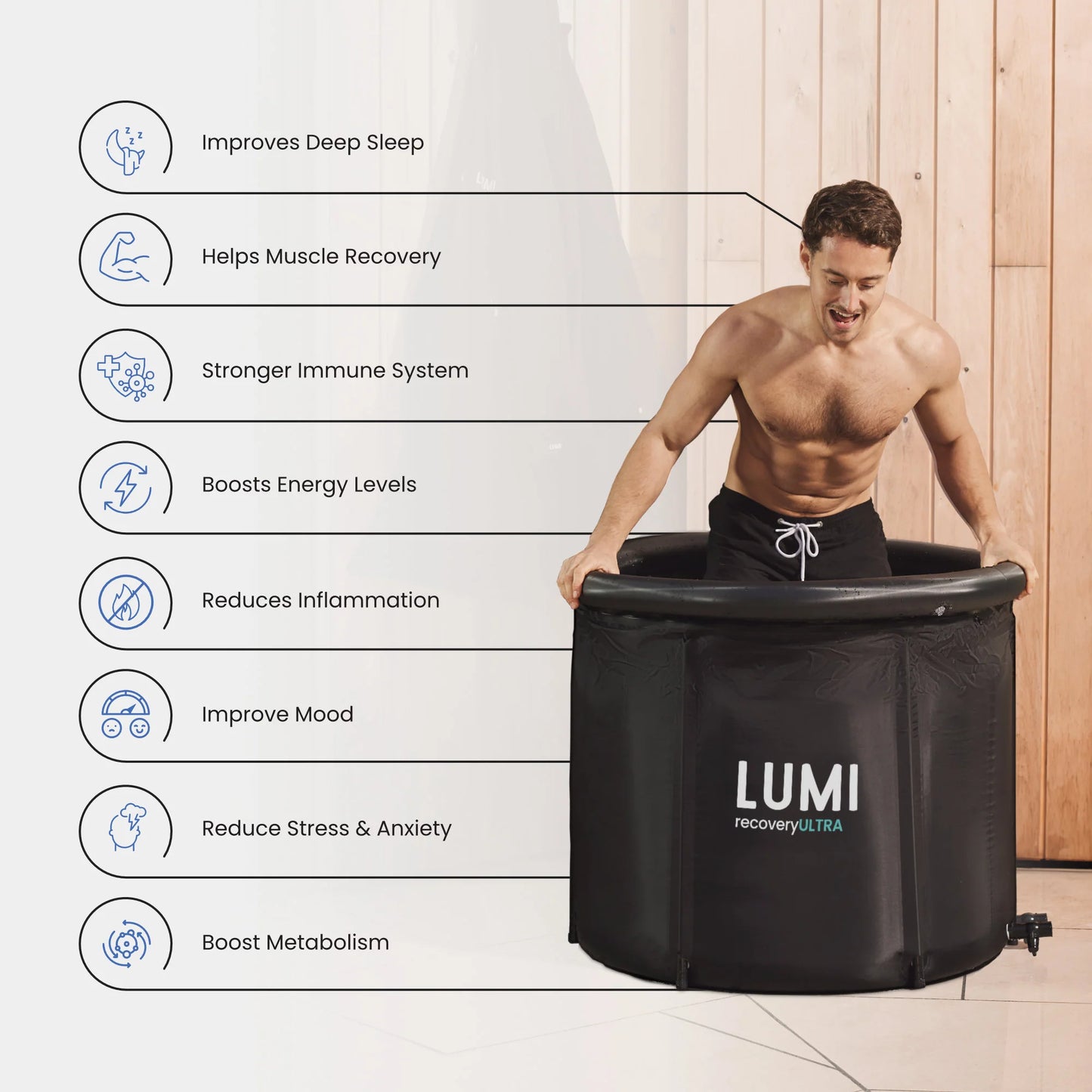 LUMI Recovery Pod MAX Ultra™ + Cube Chiller™ Bundle