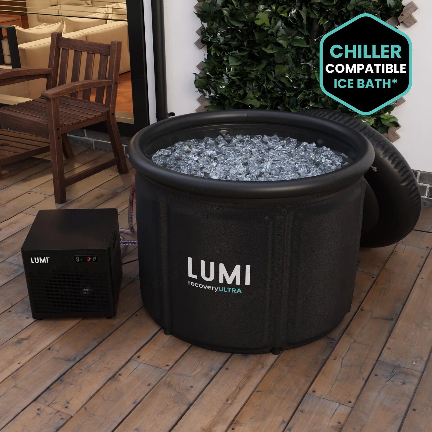LUMI Recovery Pod MAX Ultra™ – Chiller-Ready Ice Bath (420L)