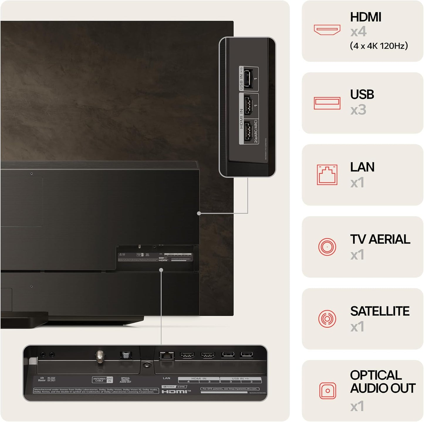 LG evo OLED83C44LA 83-Inch 4K UHD Smart TV