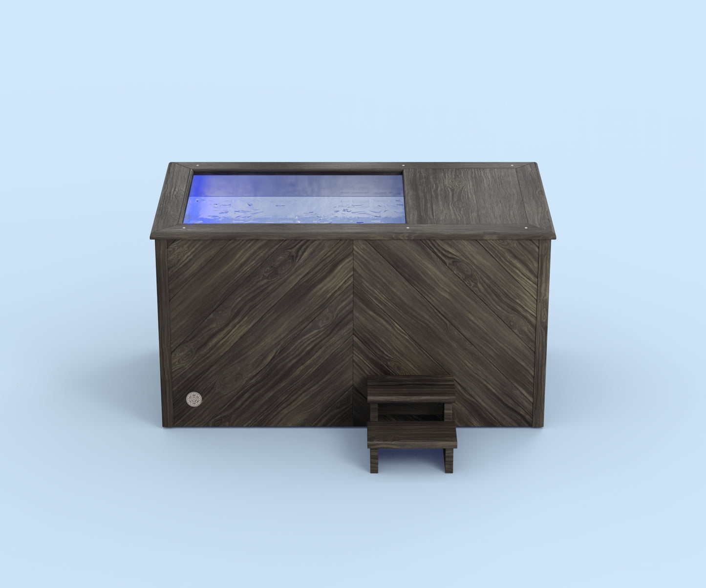 Ice Bath - Brass Monkey - Residential - Herringbone Antique Oak