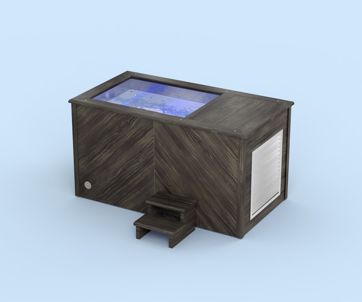 Ice Bath - Brass Monkey - Residential - Herringbone Antique Oak