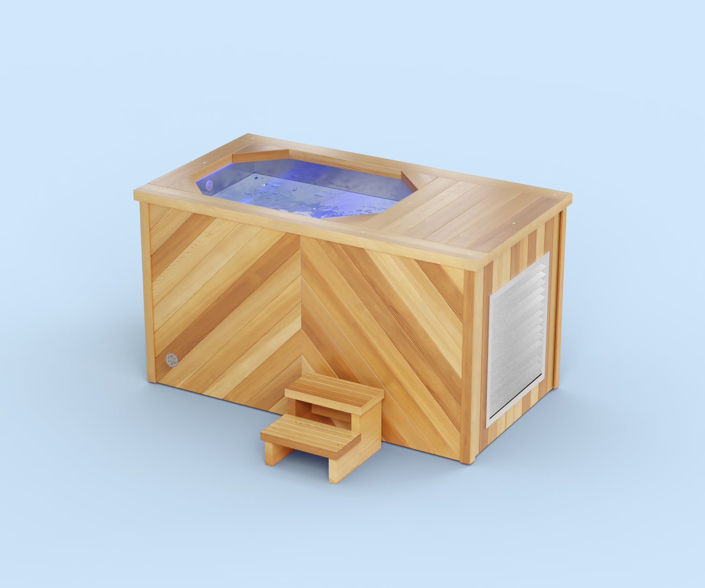 Ice Bath - Brass Monkey - Residential - Herringbone Natural Cedar