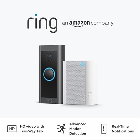 Ring Video Doorbell Wired + Chime