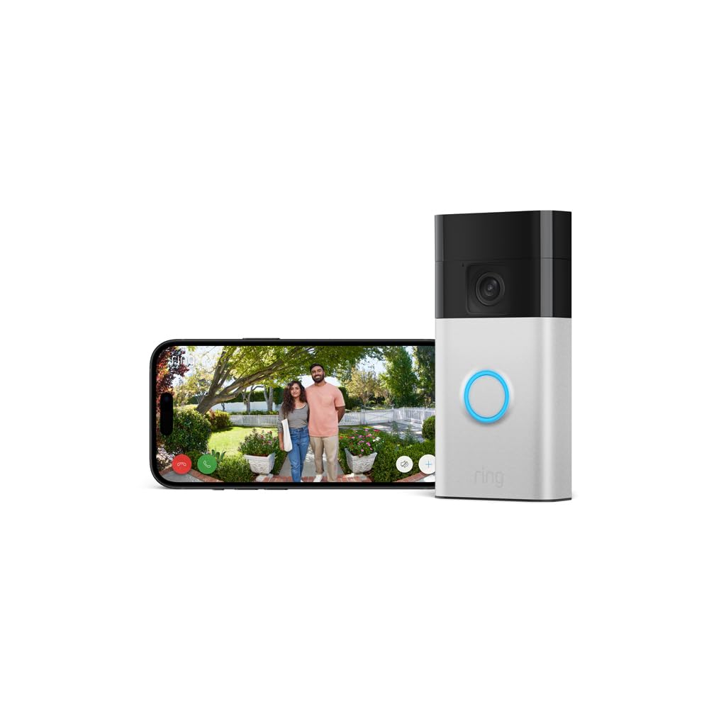 Ring Video Doorbell - Rechargeable Battery (2024 release)