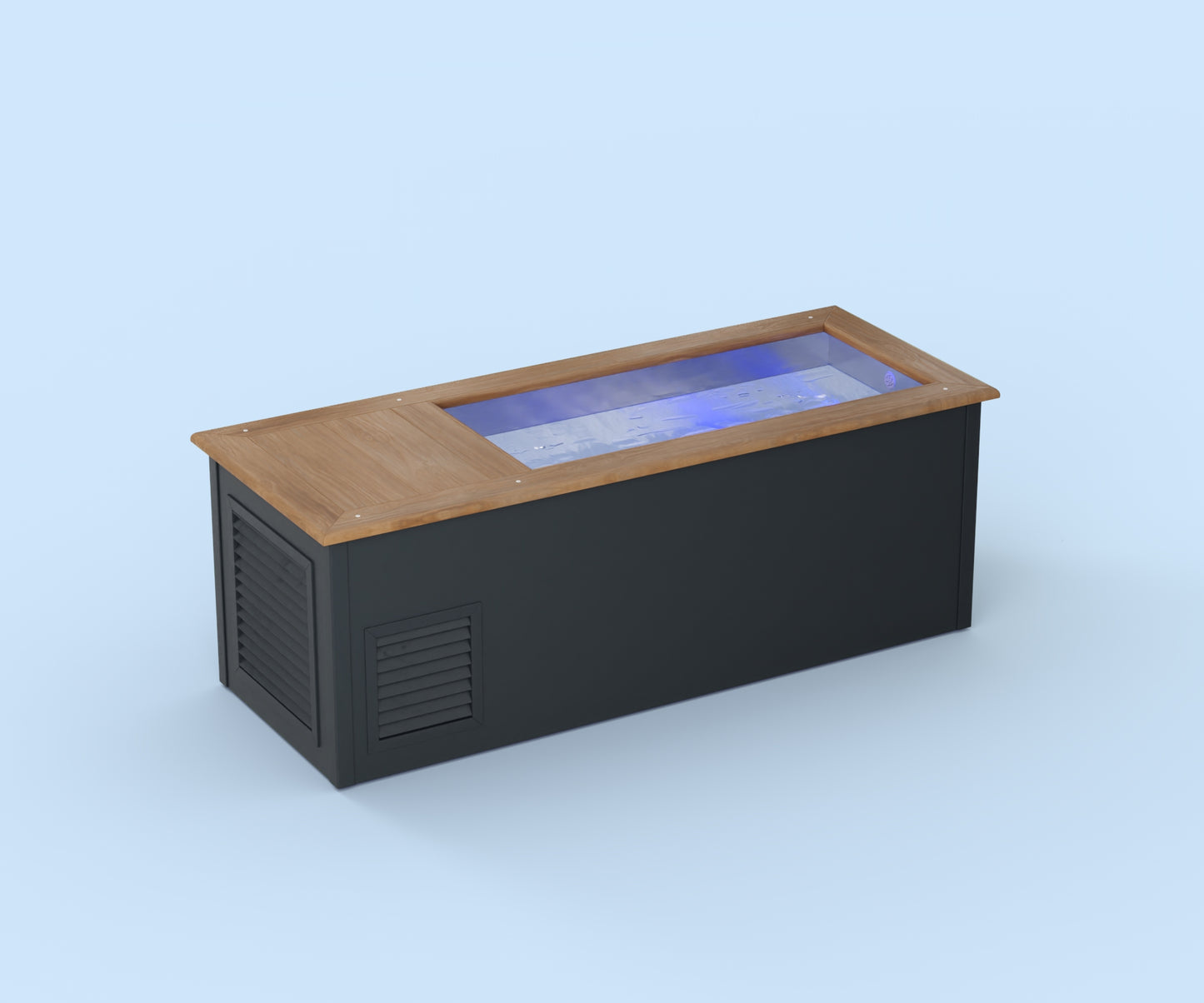 Ice Bath - Brass Monkey - Residential - Coppered Oak with Anthracite Grey