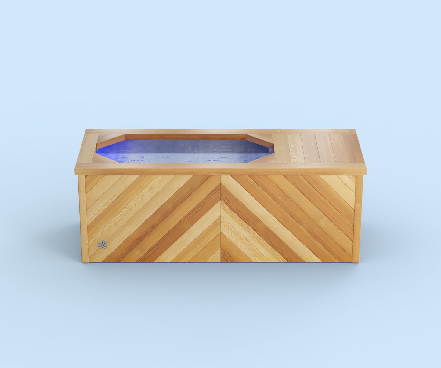 Ice Bath - Brass Monkey - Residential - Herringbone Natural Cedar