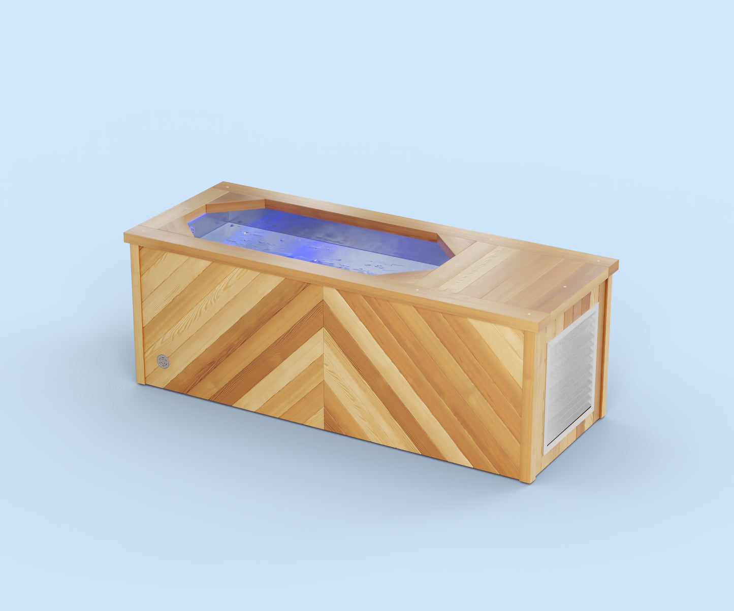 Ice Bath - Brass Monkey - Residential - Herringbone Natural Cedar
