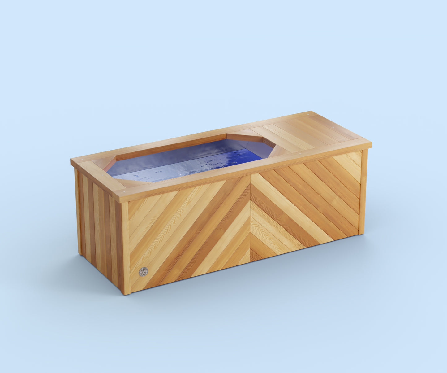Ice Bath - Brass Monkey - Residential - Herringbone Natural Cedar