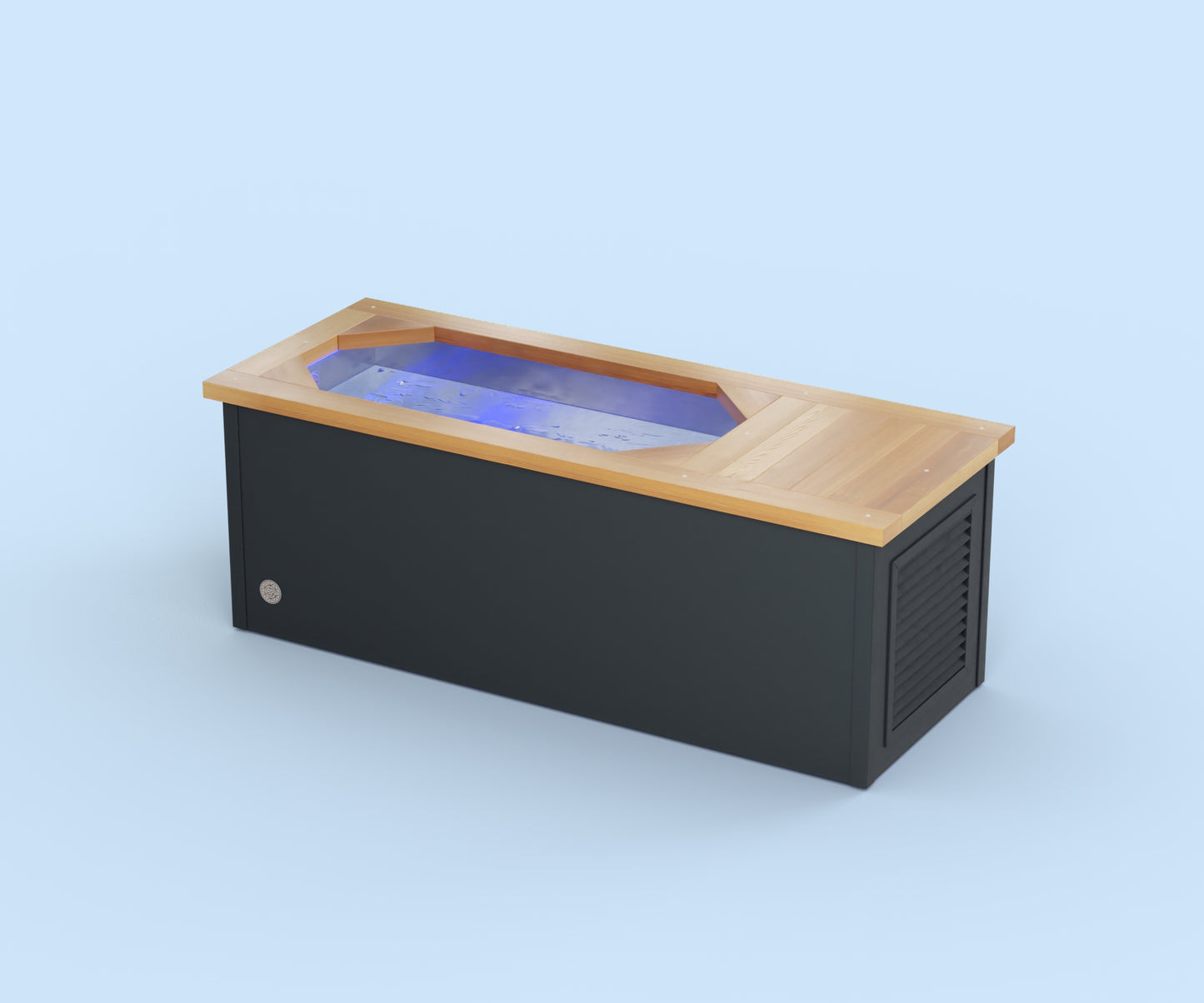 Ice Bath - Brass Monkey - Residential - Natural Cedar with Anthracite Grey