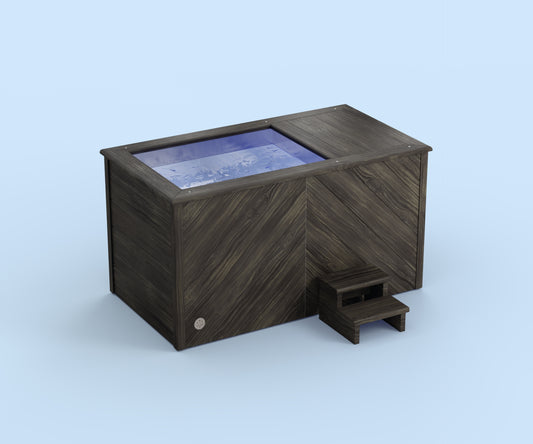 Ice Bath - Brass Monkey - Residential - Herringbone Antique Oak