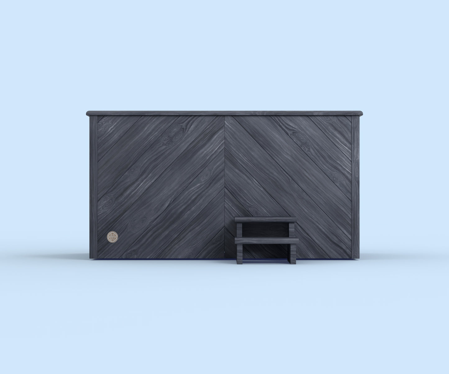 Ice Bath - Brass Monkey - Residential - Herringbone Burnt Cedar