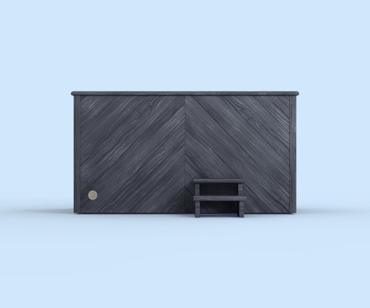 Ice Bath - Brass Monkey - Residential - Herringbone Burnt Cedar
