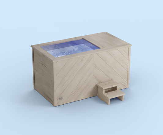 Ice Bath - Brass Monkey - Residential - Herringbone Limed Oak