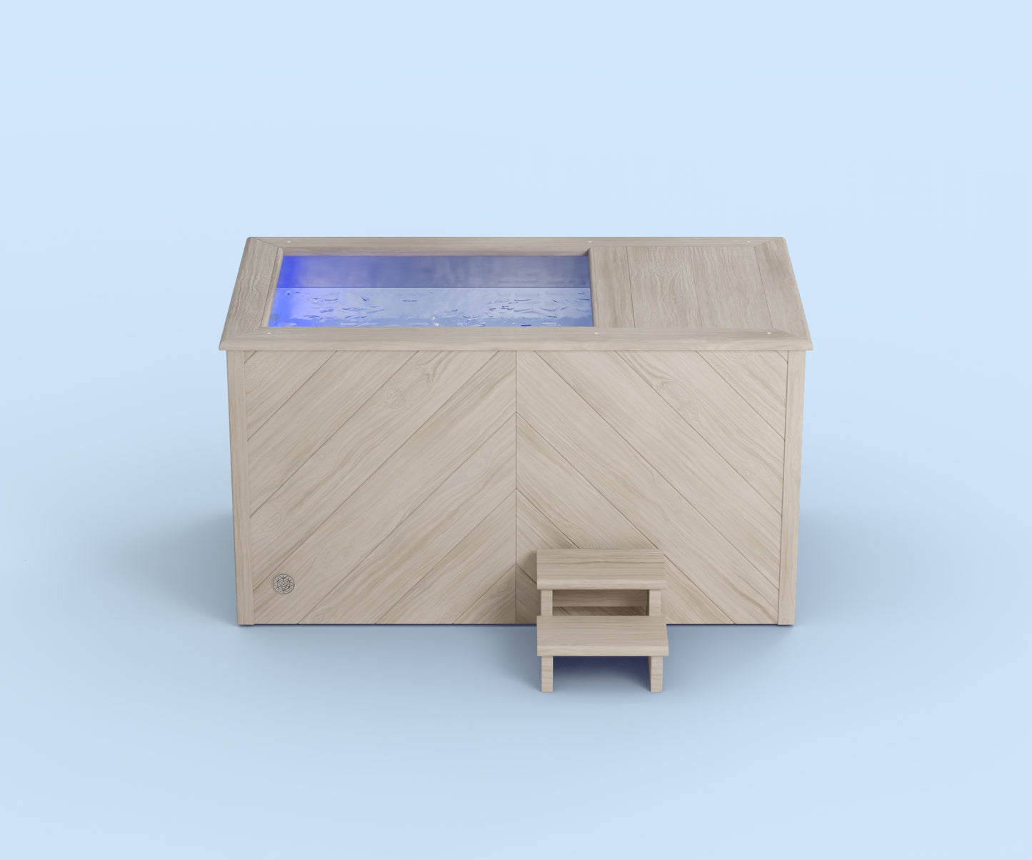 Ice Bath - Brass Monkey - Residential - Herringbone Limed Oak