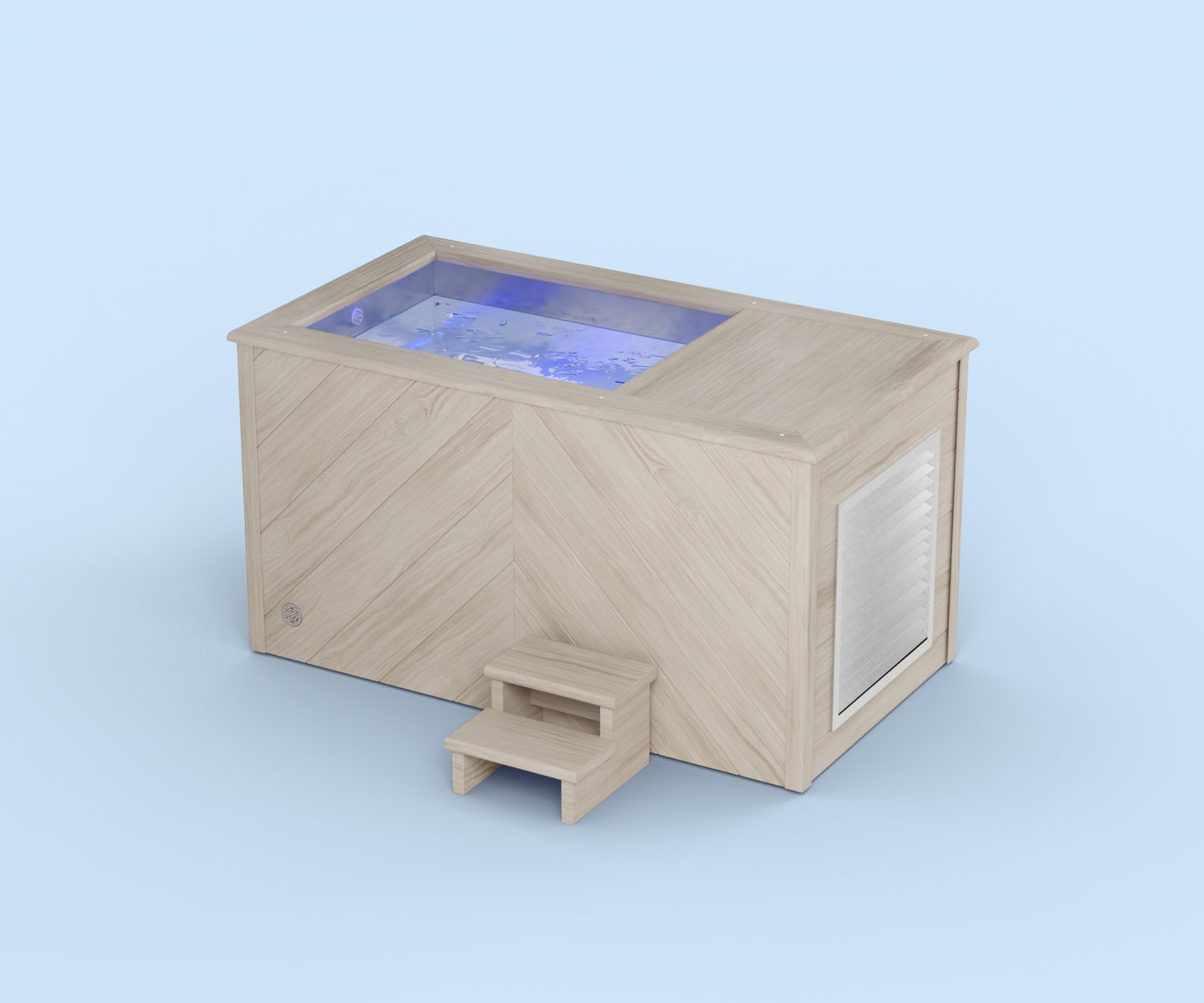 Ice Bath - Brass Monkey - Residential - Herringbone Limed Oak