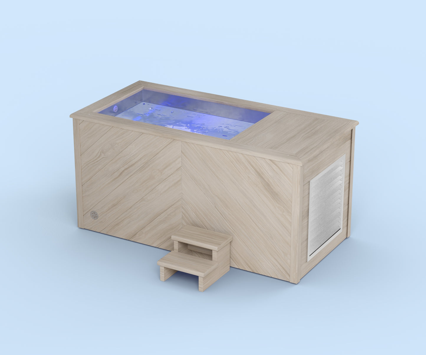 Ice Bath - Brass Monkey - Residential - Herringbone Limed Oak